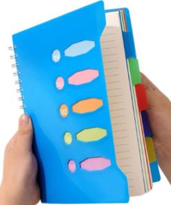 Cuaderno a4 con separador