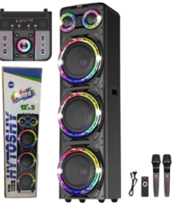 Parlante torre rgb bluetooth 3x12" pulgadas
