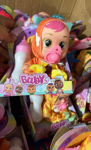 Muñeca bebe con chupete