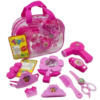 Cartera transparante con accesorios