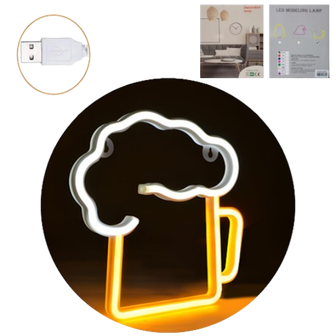 Cartel Cerveza LED