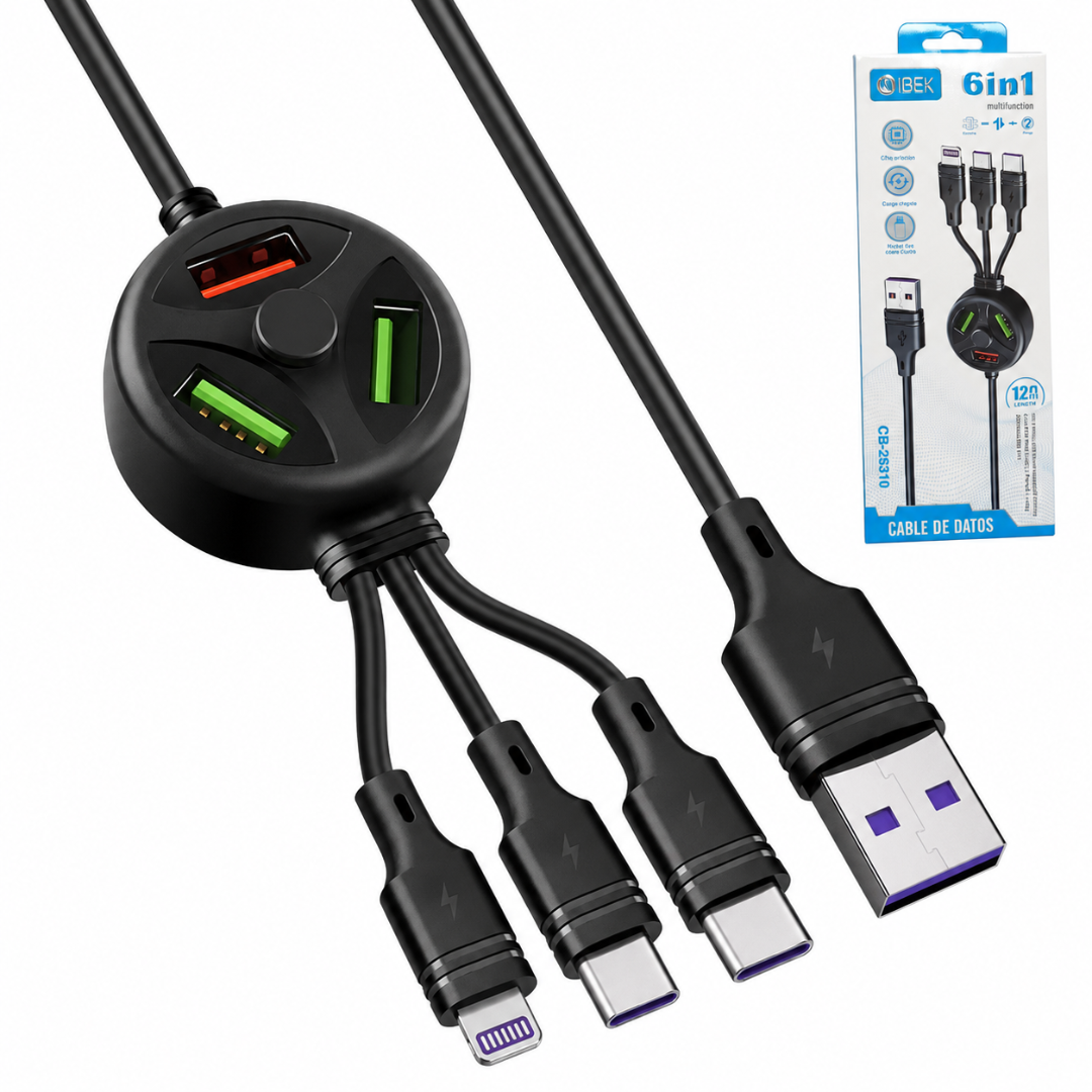 Cable 6 en 1