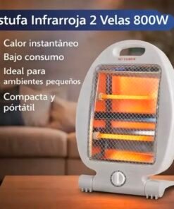Estufa halogena 2 vela