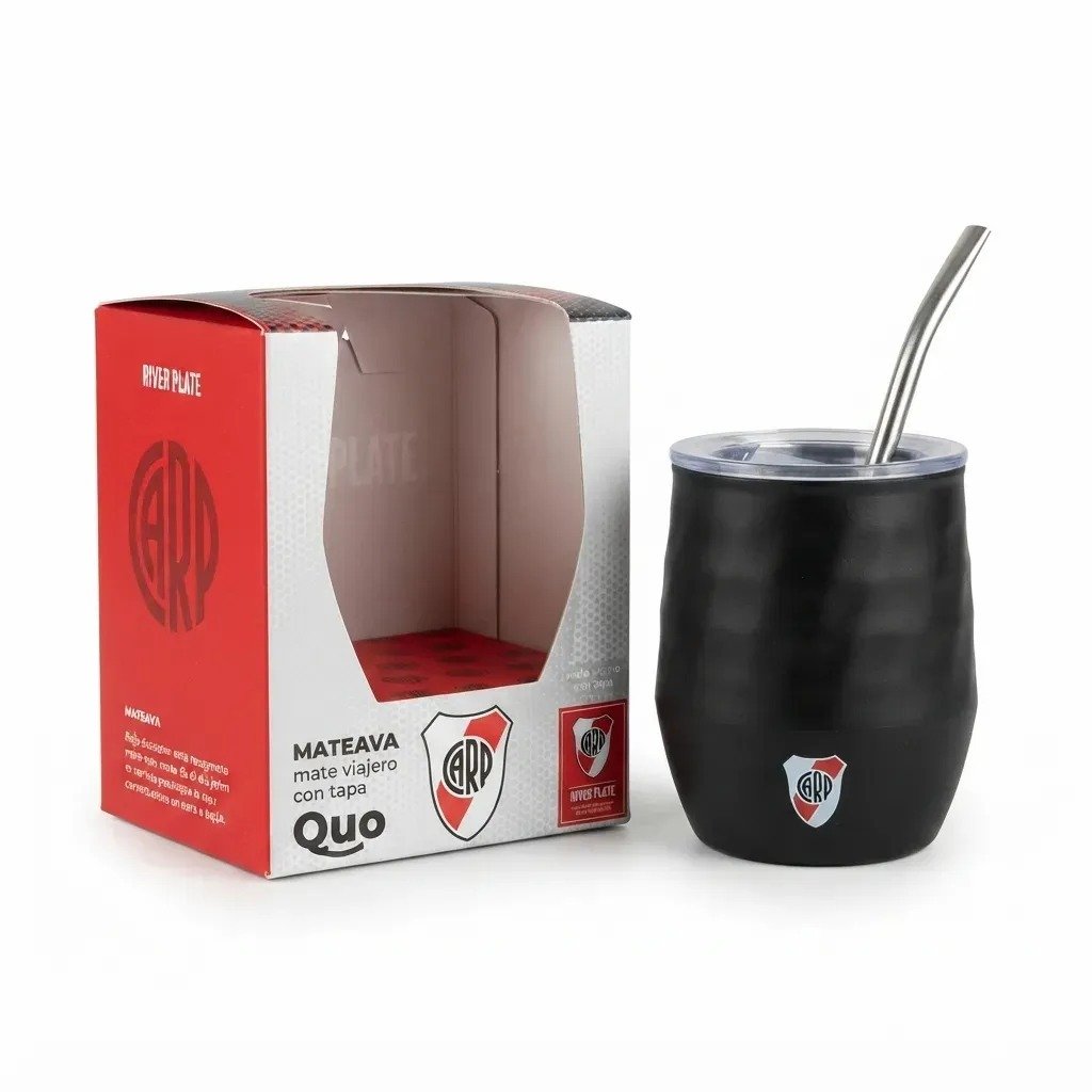 Mate de river con tapa