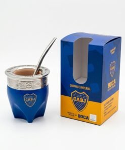 Quomate imperial con bombilla boca juniors