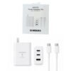 cargador Samsung trio 65w con cable