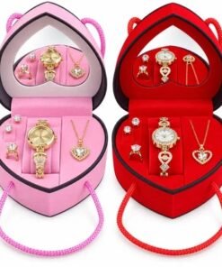 Alhajero diseño corazon con accesorios