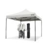 Gazebo 3x3 reforzado color blanco