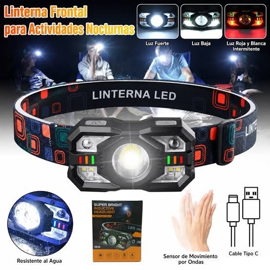 linterna 5 lampara luz color