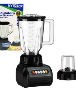 Licuadora Y Picadora 2 En 1 Jarra Vidrio 1.5l 500w