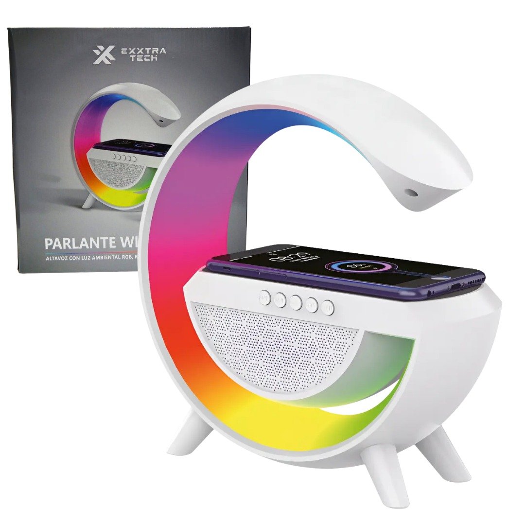 Parlante G Cargador Inductivo 3 En 1