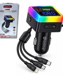 Cargador para auto 3 en 1 - super rapido  - carga ultra