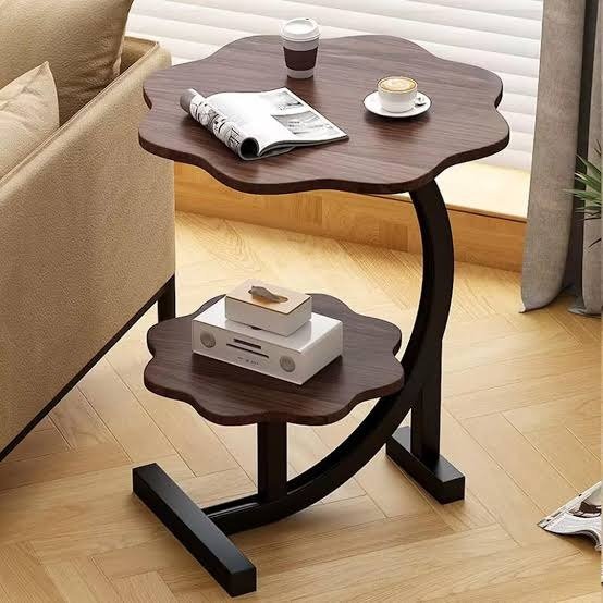 Mesa de dos niveles diseño flor