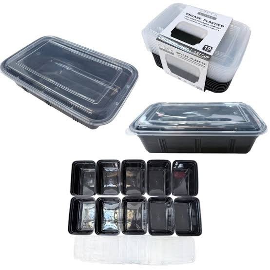 Set de 10 recipientes herméticos