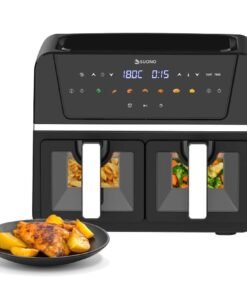 Freidora de aire doble ventana 9lt 1700w suono