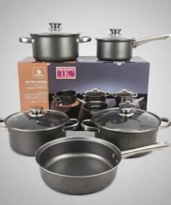 set de olla 9 piezas antiadherente
