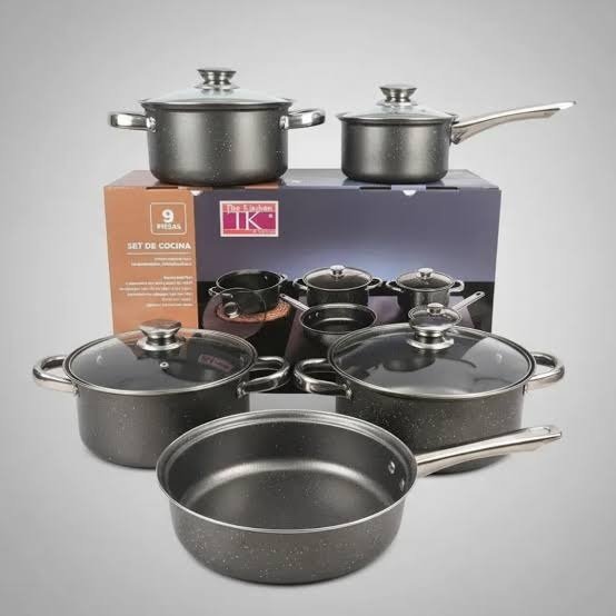 set de olla 9 piezas antiadherente