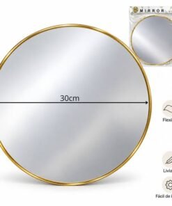 Espejo circular flexible 30x30cm