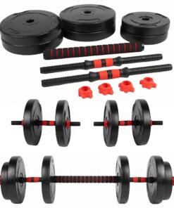 kit mancuera y barra a rosca , 20kg