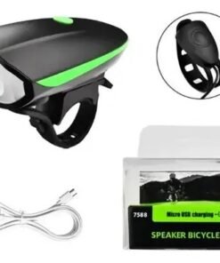 Luz de bici  reargable usb con bocina