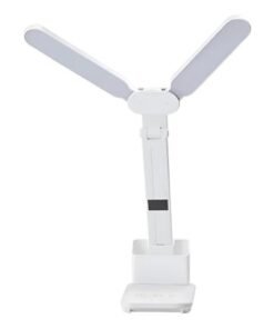 Lampara velador flexible grande con hora