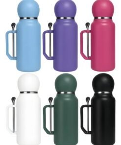 Termo Acero Inoxidable 1.3lts, Mate 200ml Y Bombilla