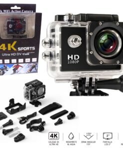 Cámara Ultra HD/DV 4K Sport Wifi impermeable