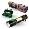 Linterna mini camuflada recargable