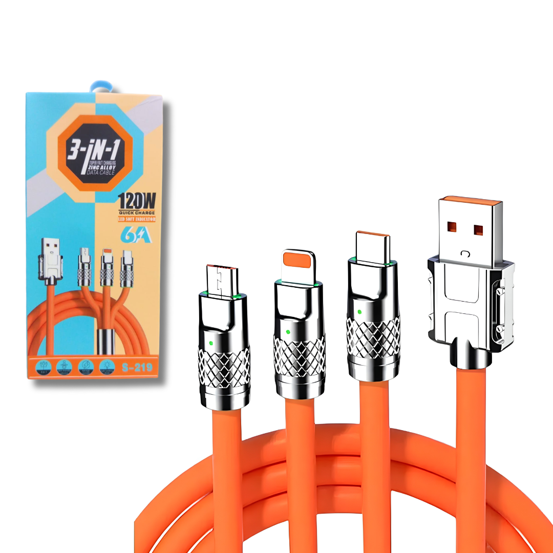 Cable 120w 3 en 1
