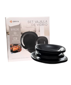 Set Vajilla 18pc Vidrio